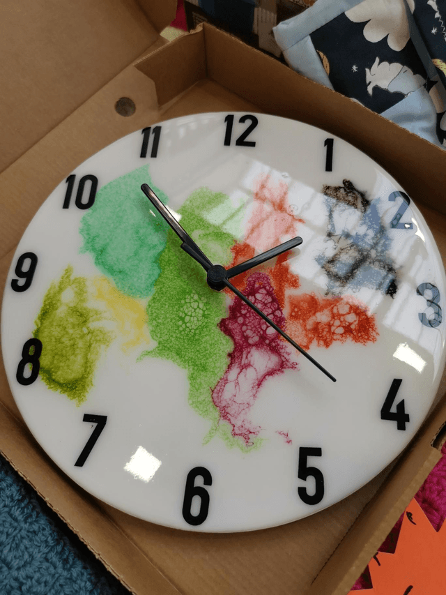 Small  abstract clock