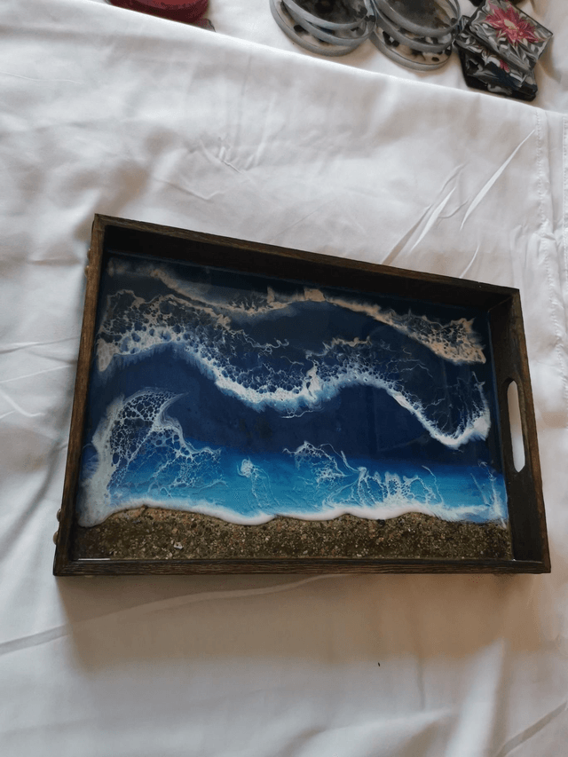 Wooden medium tray