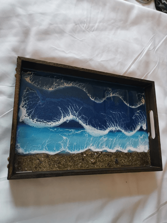 Wooden medium tray