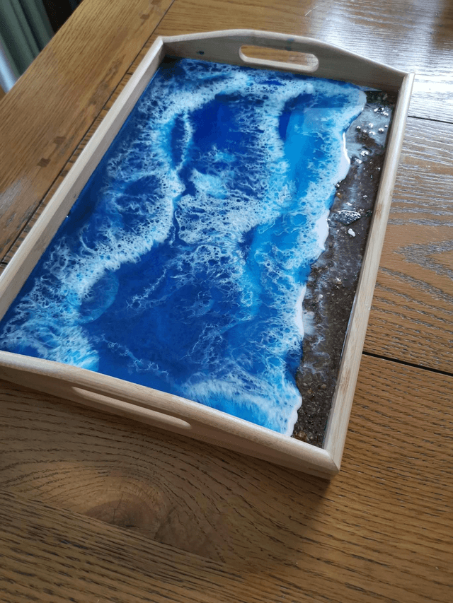 Wooden medium tray