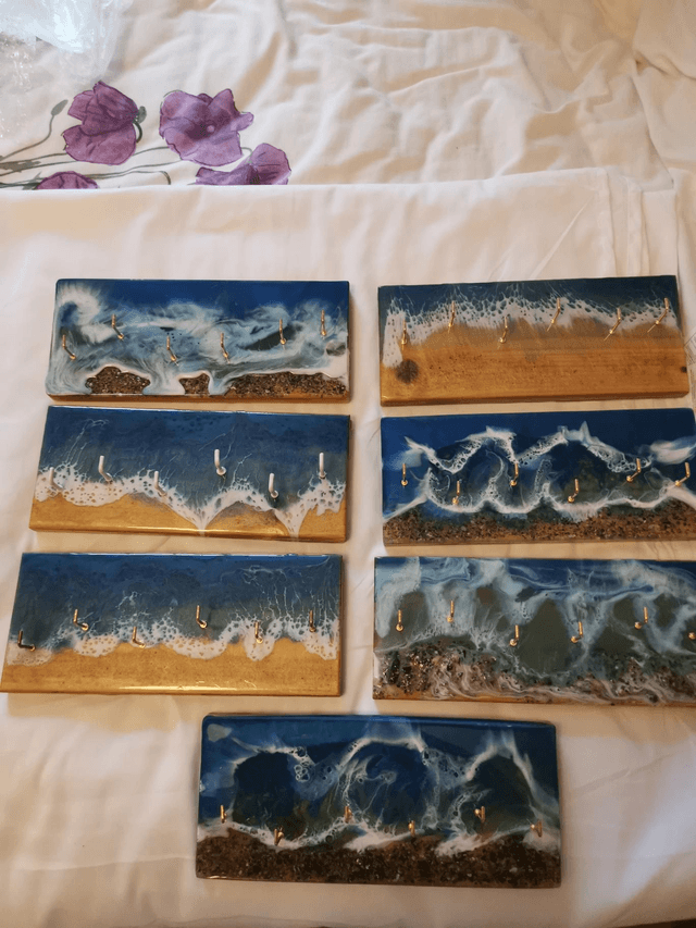 6 hook Key Racks